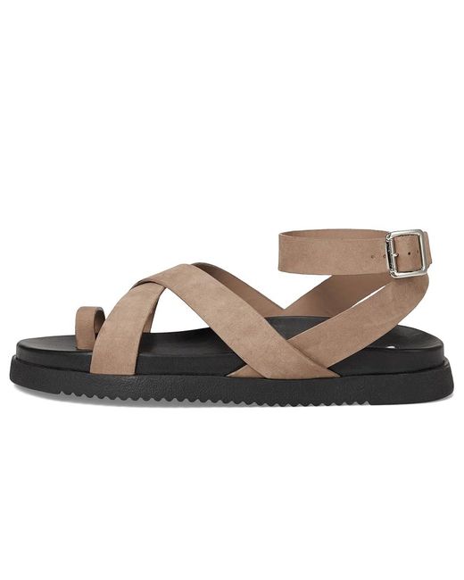 Steve Madden Black Mira Sandals, Suede
