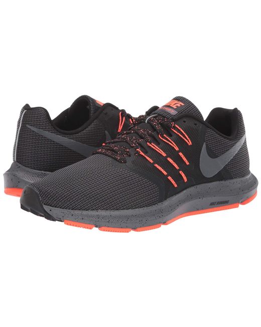Nike Gray Run Swift Se (black/dark Grey/total Crimson) Men's Running Shoes for men