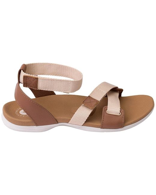 Revitalign Brown Webbed Sandal (Light) Shoes