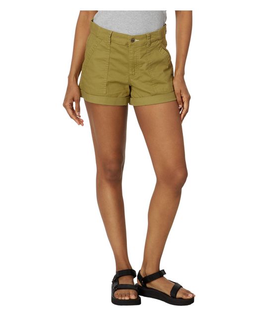 Toad&Co Green Earthworks Camp Shorts