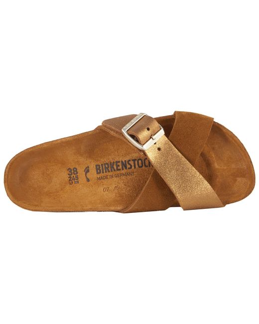 Birkenstock Siena Exquisite (mink Suede) Women's Sandals in Brown | Lyst