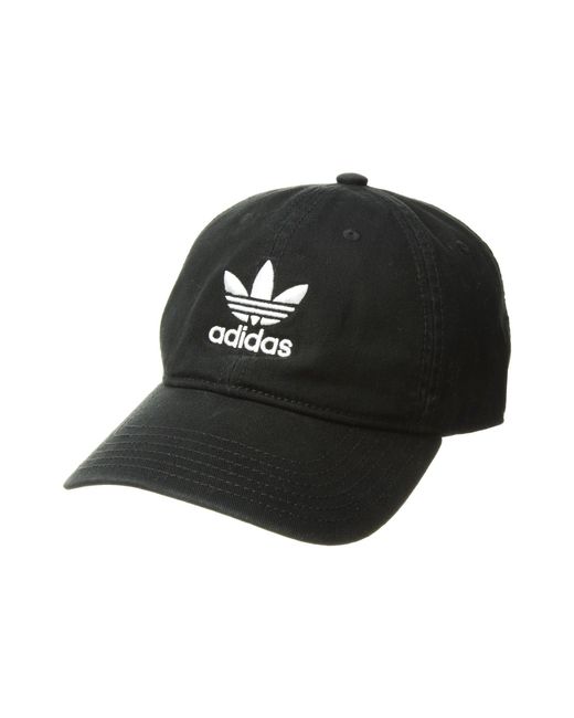adidas Originals Cotton Hat in Black 