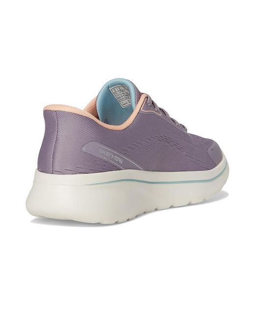 Skechers Purple Go Walk Arch Fit N-Joy Emory Hands Free Slip-Ins Walking Shoes 7.5 B