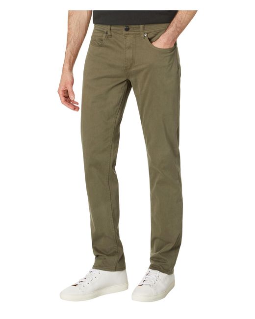 Blank NYC Green Wooster Slim Fit Stretch Twill Pants for men