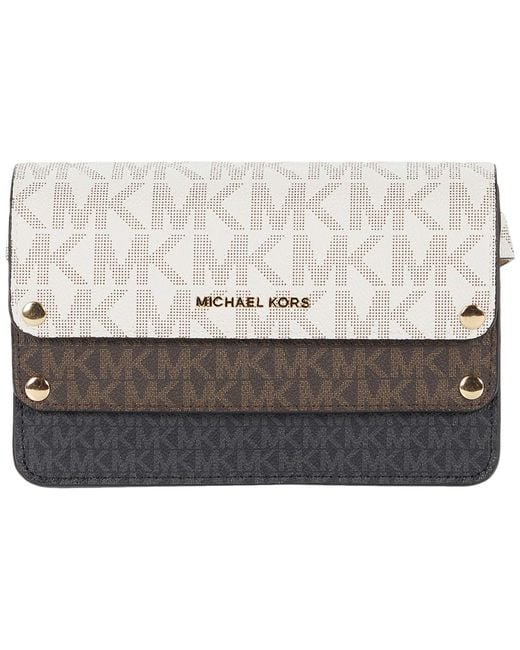 MICHAEL Michael Kors Black Tri-scale Signature Belt Bag