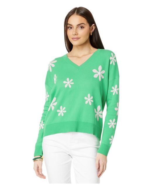 Lilly Pulitzer Green Tensley Sweater