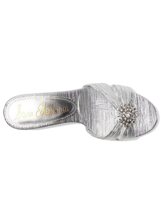 Sam Edelman Metallic Cindie Sandals, Rubber
