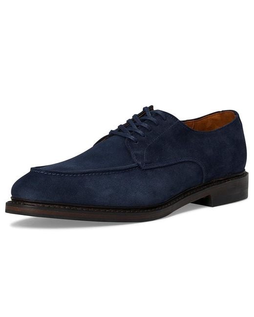 Allen Edmonds Blue Rivington Derby Shoes Shoes 13 D (M) Leather/Suede for men