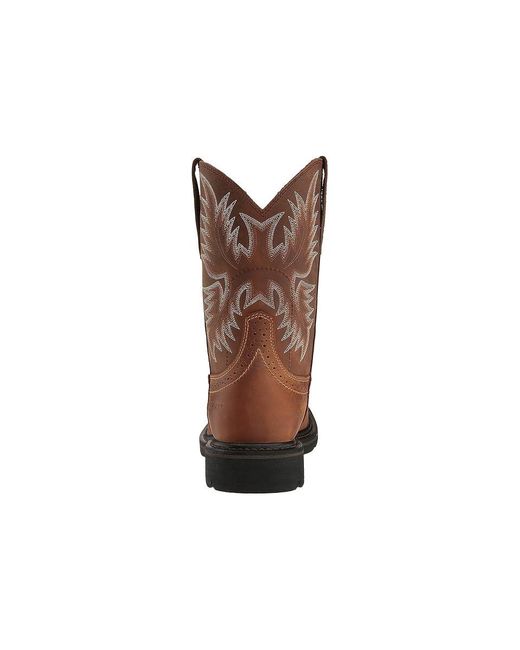 Ariat Brown Sierra Wide Square Toe Cowboy Boots 13 Ee for men