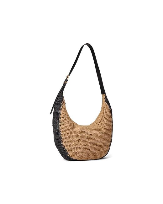 Madewell Black Essentials Curve Shoulder Handbags, Suede