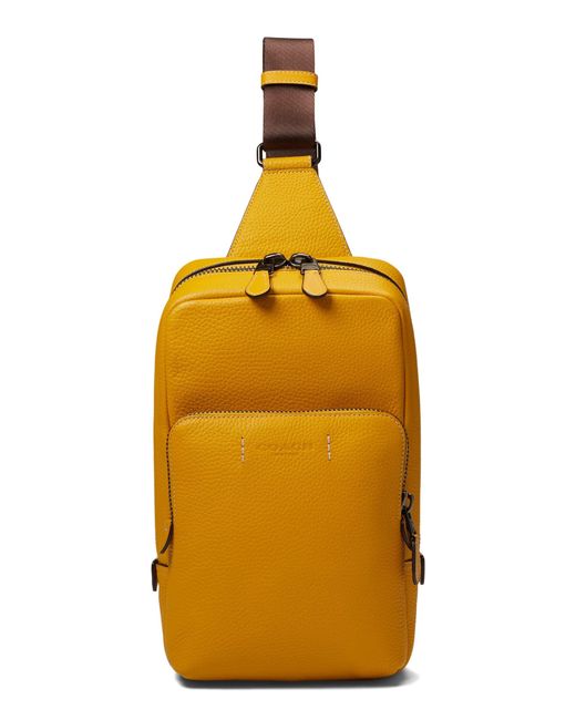 COACH Yellow Gotham Pack for men
