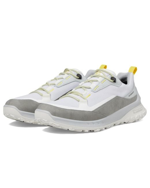 Ecco Gray Ultra Terrain Waterproof Low Hiking Shoe for men