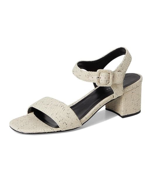 Tory Burch Black Double T City Sandals 55Mm Wedge Shoes, Textile
