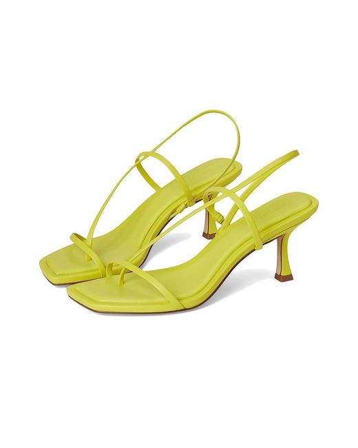 Sandales à Paillettes Steve Madden Ritzy - Taille 5.5 US, Jaune, Plateforme Ultra Haute - Neuf Sans Boîte