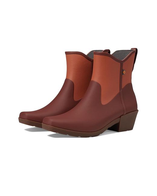 Bogs Brown Jolene Ankle (Brick) Boots