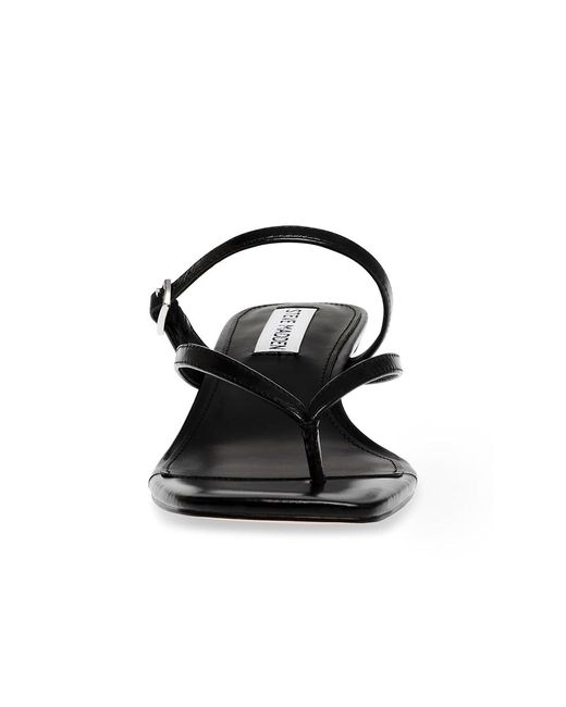 Steve Madden Black Jessa ( Leather) Sandals