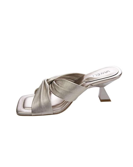Vaneli White Taber (Shell Mercury) Sandals