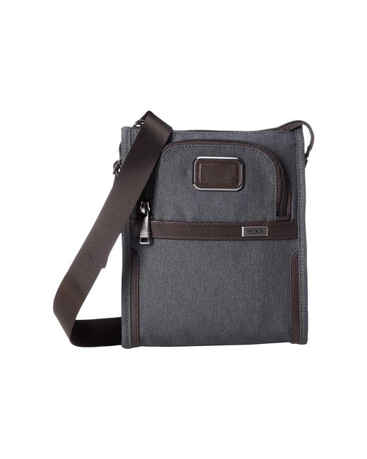Tumi Alpha 3 Pocket Bag Small (anthracite) Handbags in Black for Men | Lyst
