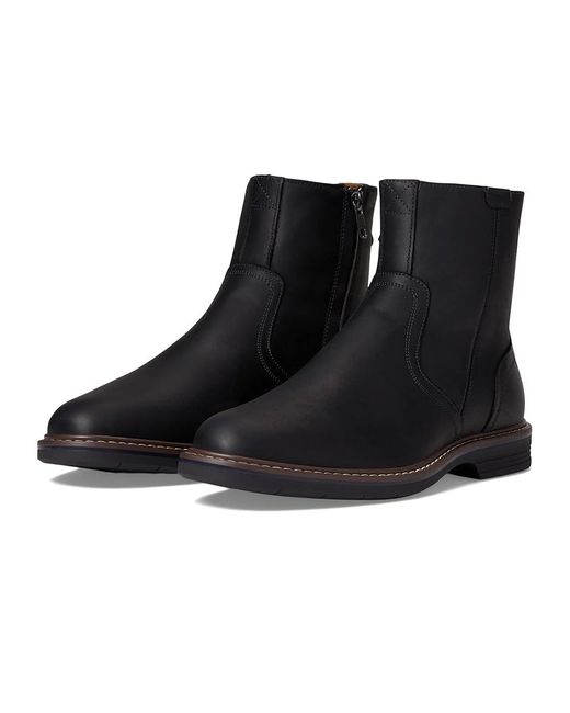 Florsheim Black Norwalk Side Zip Boot ( Crazy Horse) Shoes for men