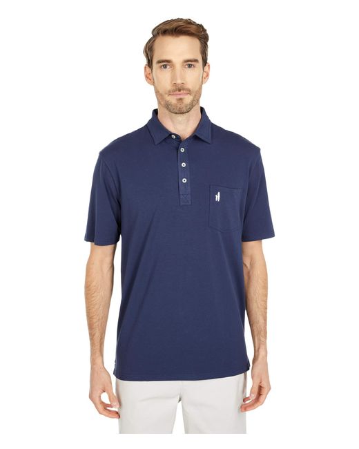 Johnnieo The Original Fourbutton Polo in Blue for Men Lyst
