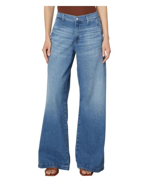 AG Jeans Blue Stella High Rise Wide Leg Palazzo Jeans