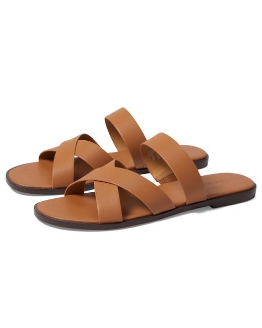 Madewell Brown Trace X Band Sandals
