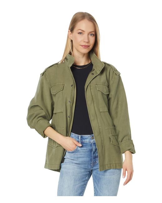 Lucky Brand Four-pocket Military Jacket in Green | Lyst