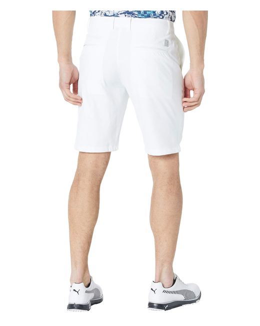 mens white golf shorts