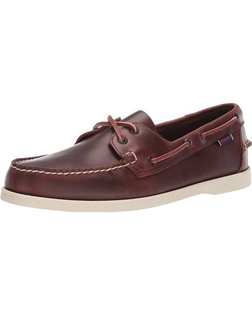 sebago docksides portland leather