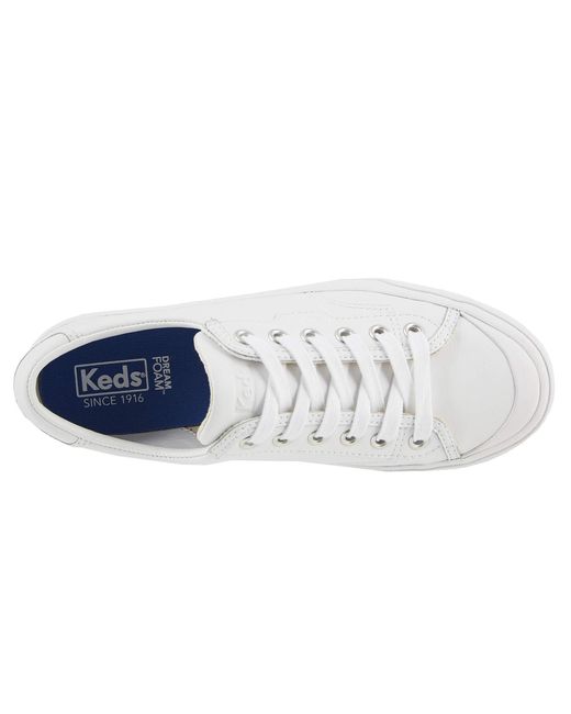 crew kick 75 keds white
