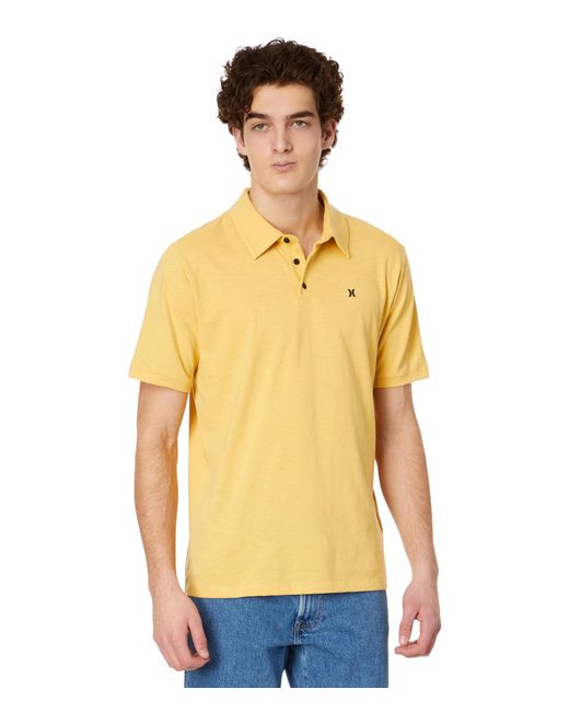 hurley long sleeve polo
