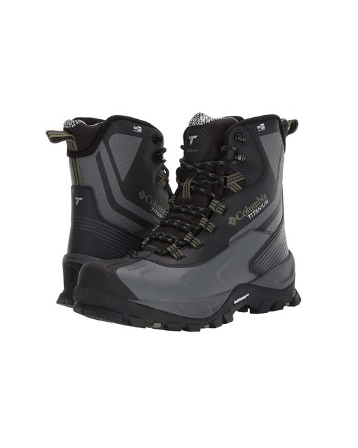 Columbia Powderhouse Titanium Omni-heat 3d Outdry Cold Weather Boots in  Black for Men | Lyst