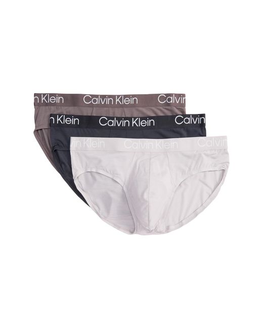SALIGIA Men's Modal Briefs 3-Pack - Ultra Soft, Tag-Free Underwear With Supportive Pouch, Breathable