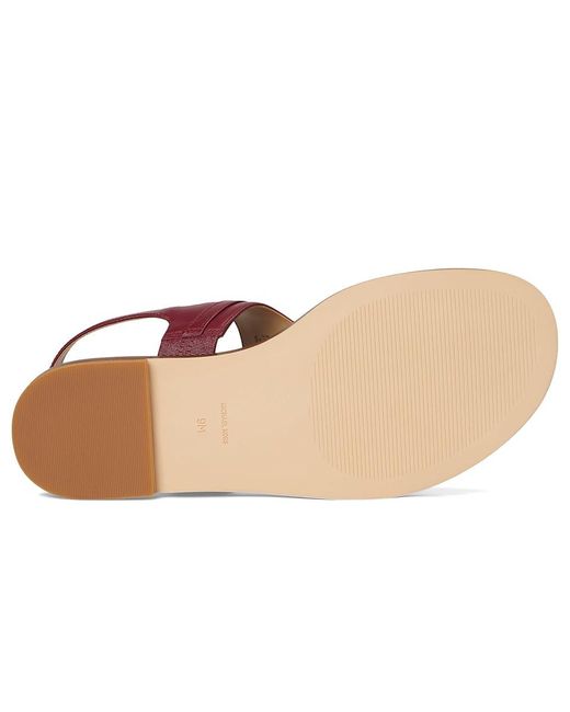Michael Kors Red Mandy Thong Sandal Sandals, Synthetic