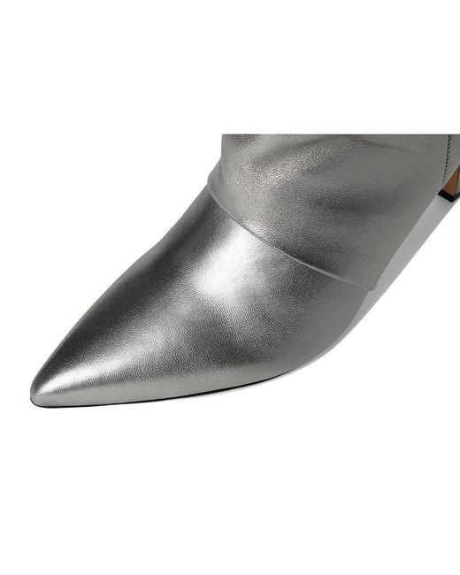 Marc Fisher Black Narysa Boots, Rubber/Suede/Textile