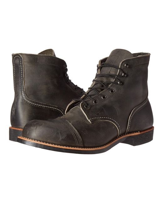 Red Wing Red Wing Heritage 8084 6-inch Iron Ranger Boot in Black for ...