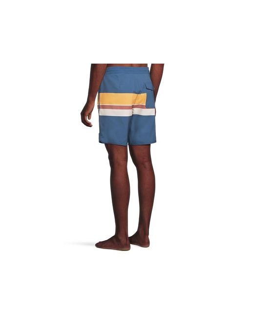 O'neill Sportswear Black Cruzer Stripe Scallop 18 Boardshorts Swimwear, Elastane/Polyester for men