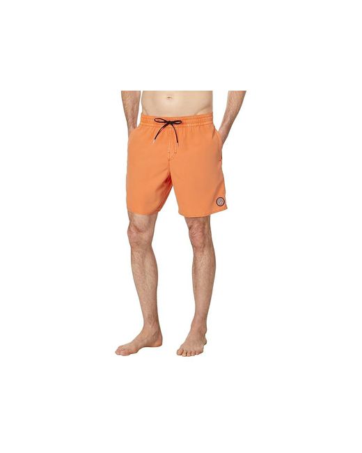 Volcom Black Center Trunk 17 (Turbo) Swimwear Sets for men