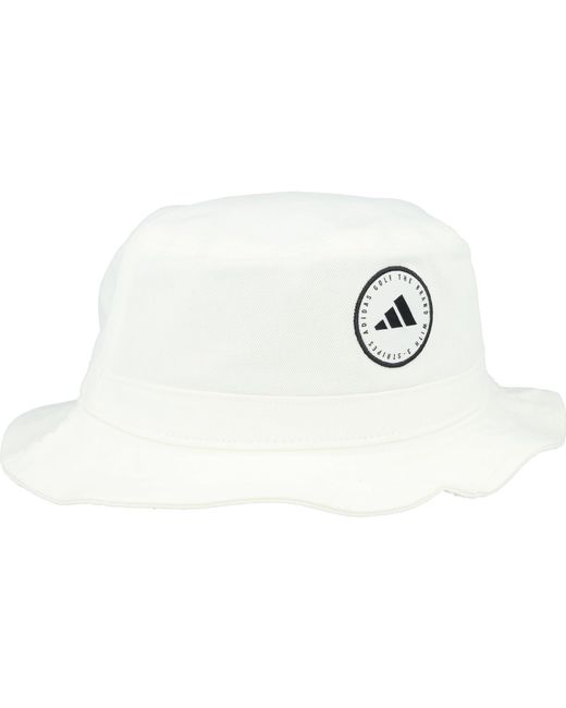 Adidas Originals Black Solid Bucket Hat for men