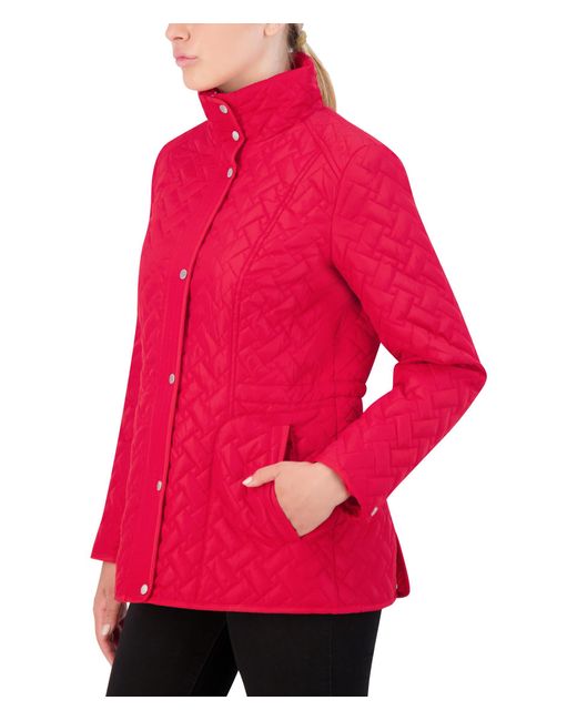 Cole Haan Red Signature Quilted Classic Jacket