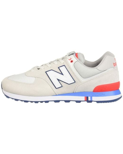 New Balance 574 Shore (nimbus Cloud/energy Red) Men's Classic Shoes in Blue for Men | Lyst