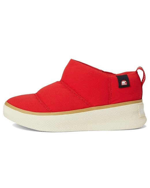 Sorel Red Out N About Iv Mini Puffy Boots Bright/Honey 9 B