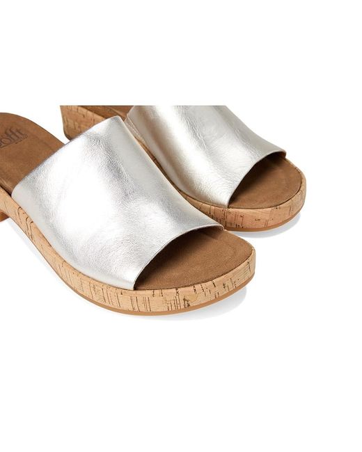 Söfft Metallic Cass Sandals 6.5 M (B) Leather