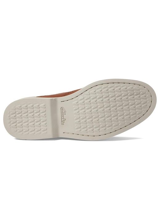 Clarks Brown Atticus Lt Limit (Dark Tan Leather) Shoes for men