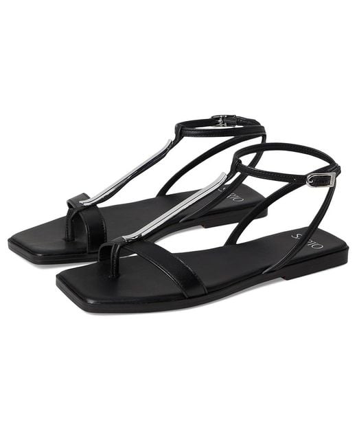 Franco Sarto Black Logan Flip-flop