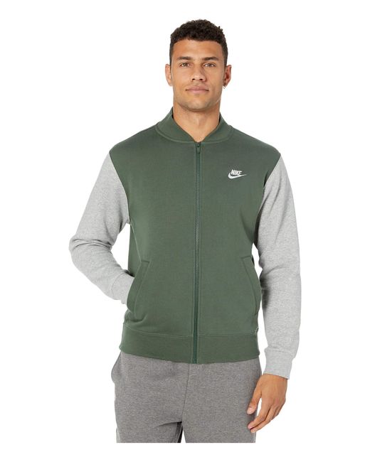 Nike Green Nsw Club Bomber Jacket for men