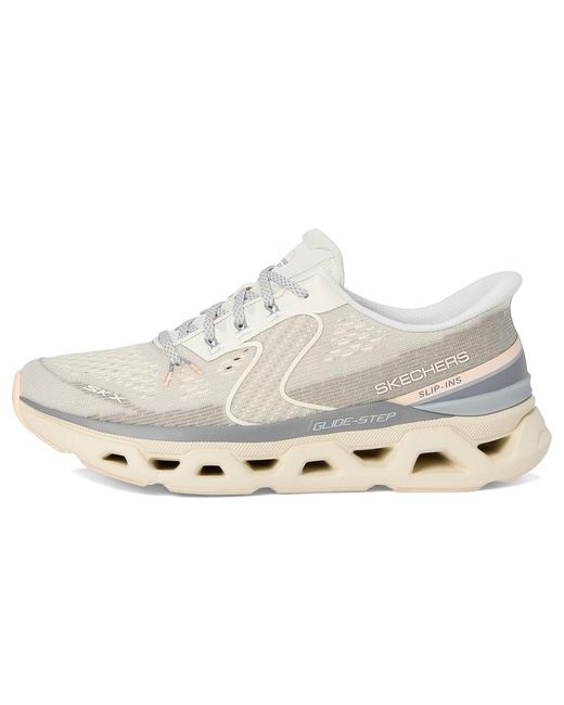 Skechers Metallic Glide-Step Altus Adrenaline Rush Hands Free Slip-Ins Shoes 7 B
