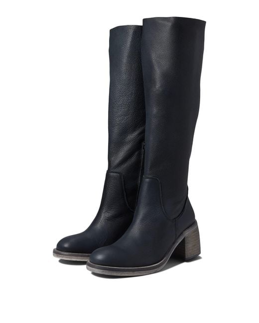 Free People Essential Tall Slouch Boot in Black | Lyst
