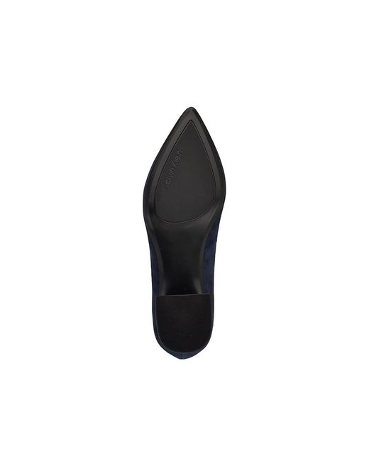 Calvin Klein Blue Lenott ( Suede) High Heels