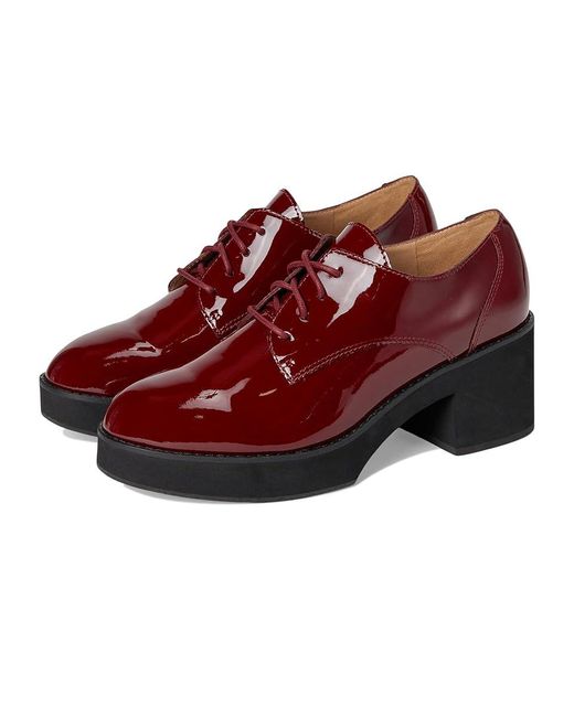 Eileen Fisher Red Judd High Heels 8.5 B